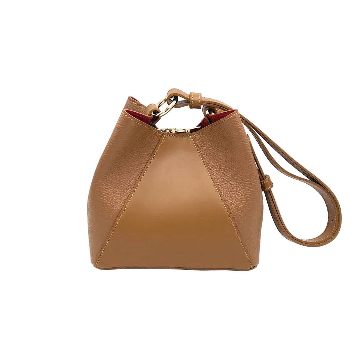Bolgheri Leather Bucket Bag – Handcrafted in Tuscany