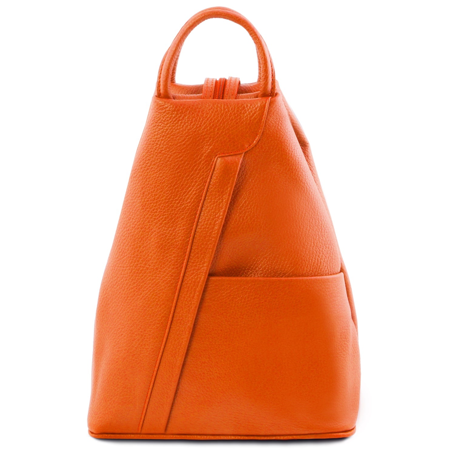 Shanghai - Italian leather backpack - pebbled leather | TL141881