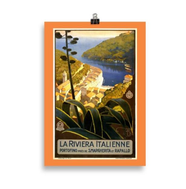La Riviera Italienne - Portofino Poster