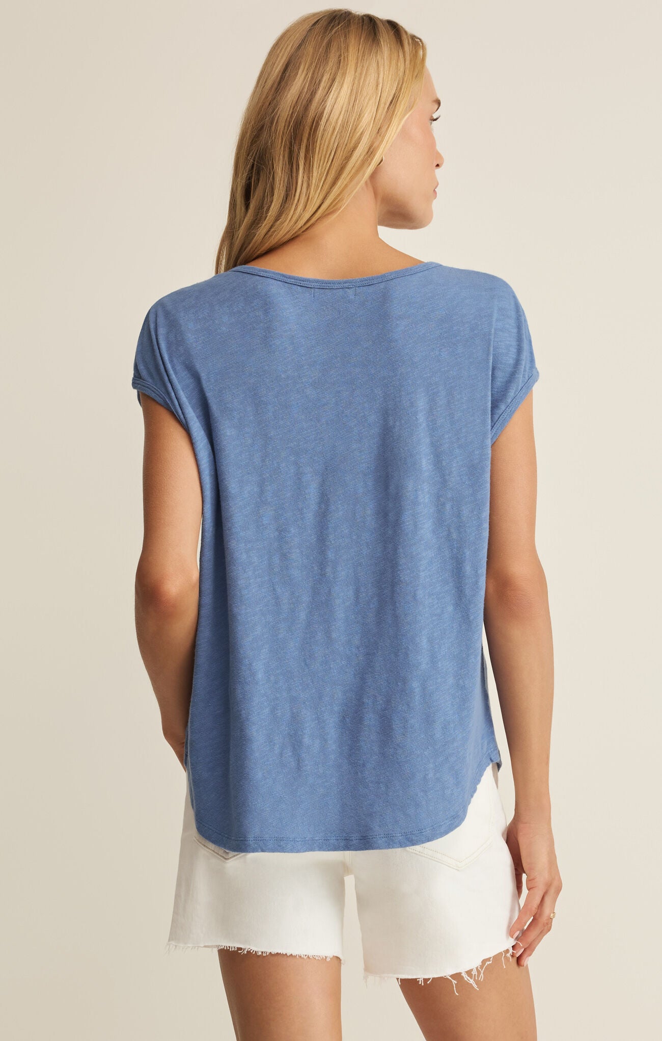 Sol Slub Tank- Lake Blue