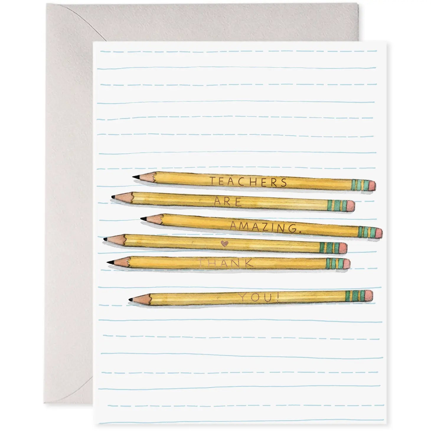 Teacher Pencils Card