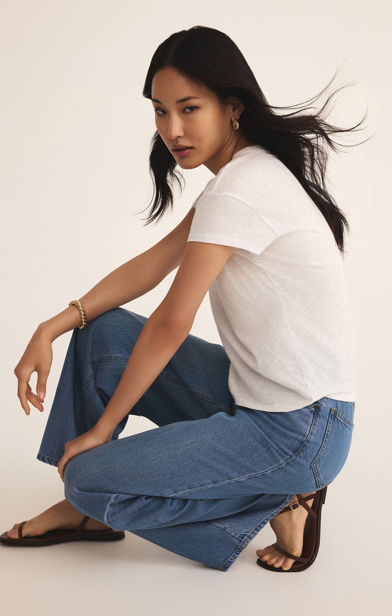 Modern Slub Tee - White