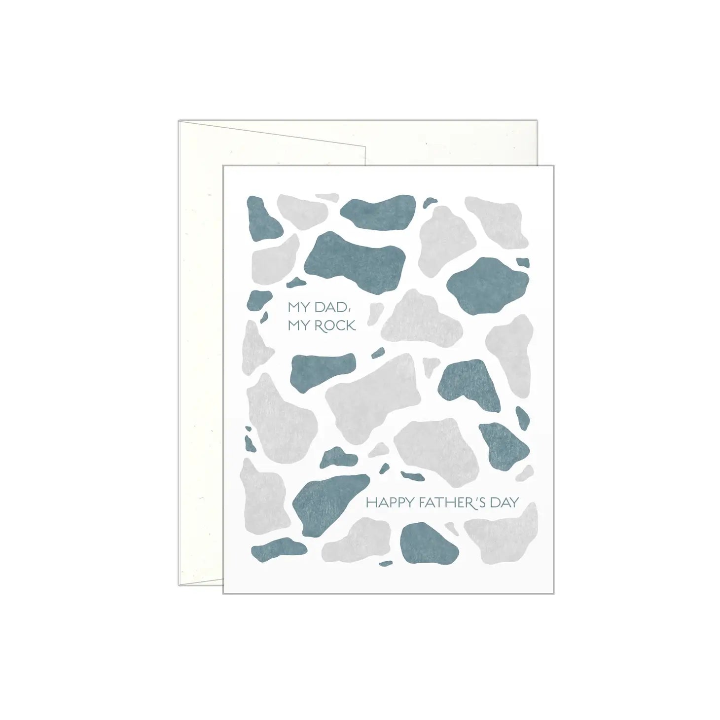 My Dad, My Rock- Letterpress Card