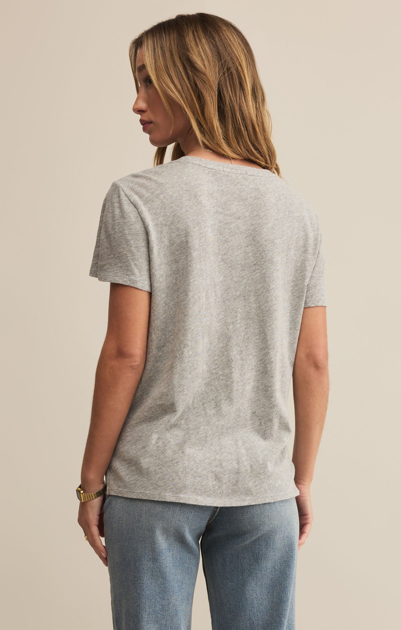 Foundation Slub Tee- Classic Heather Grey