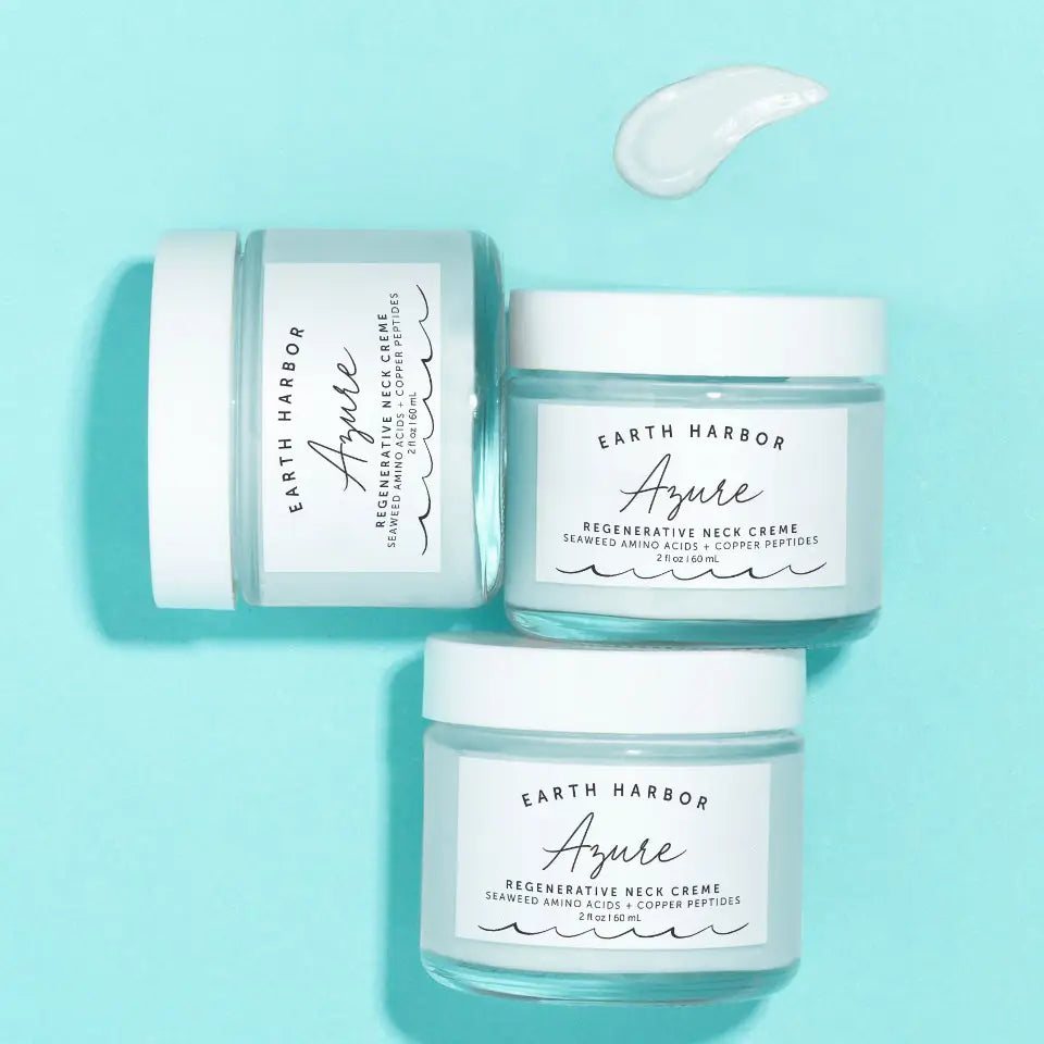 Azure- Neck + Face Water Cream: Amino Acids + Copper Peptides