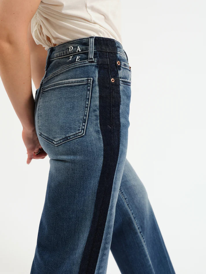 Far Out High Rise Wide in Tuxedo