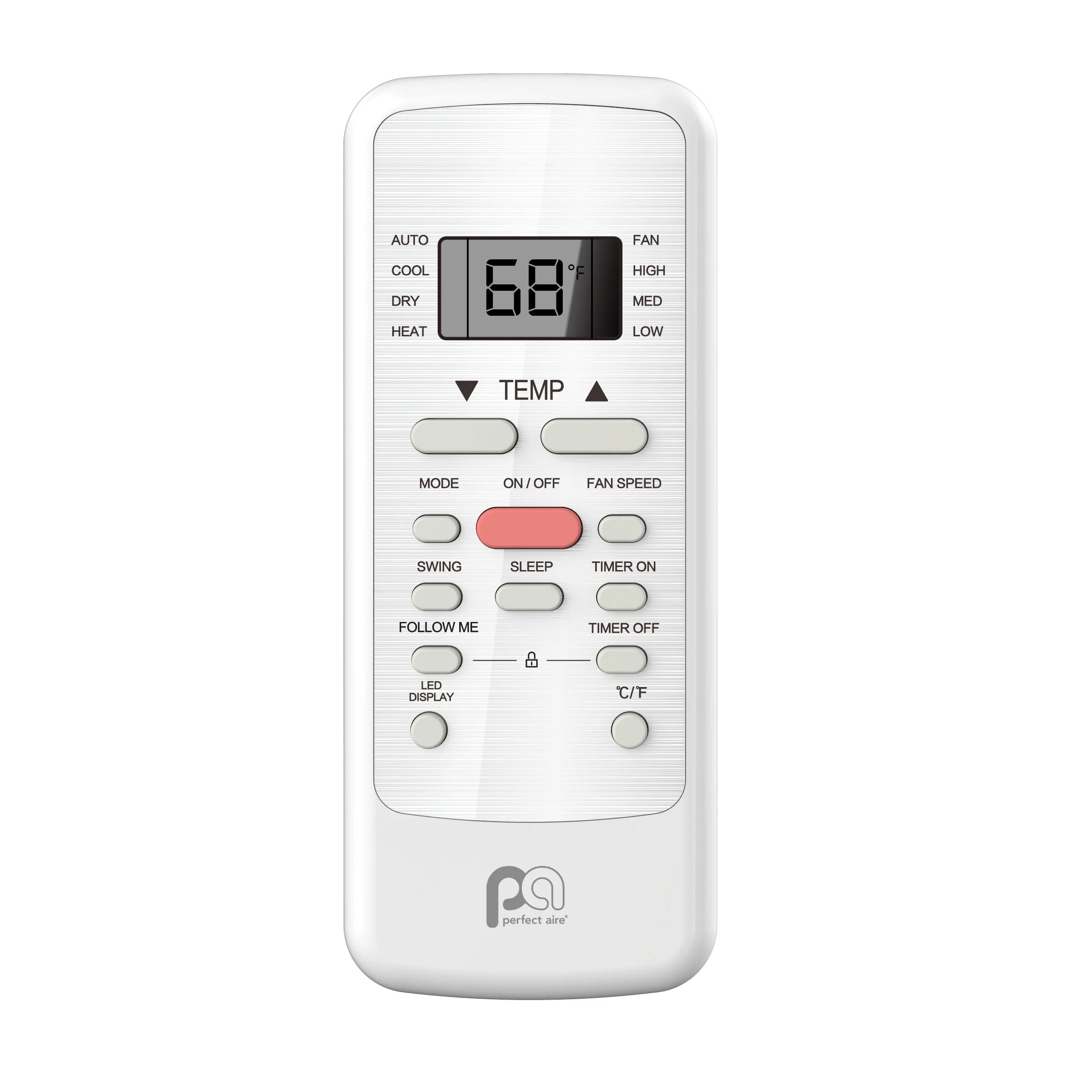 2025 14.000 BTU bærbar klimaanlæg (SACC 8.200) med fuldt funktionel fjernbetjening