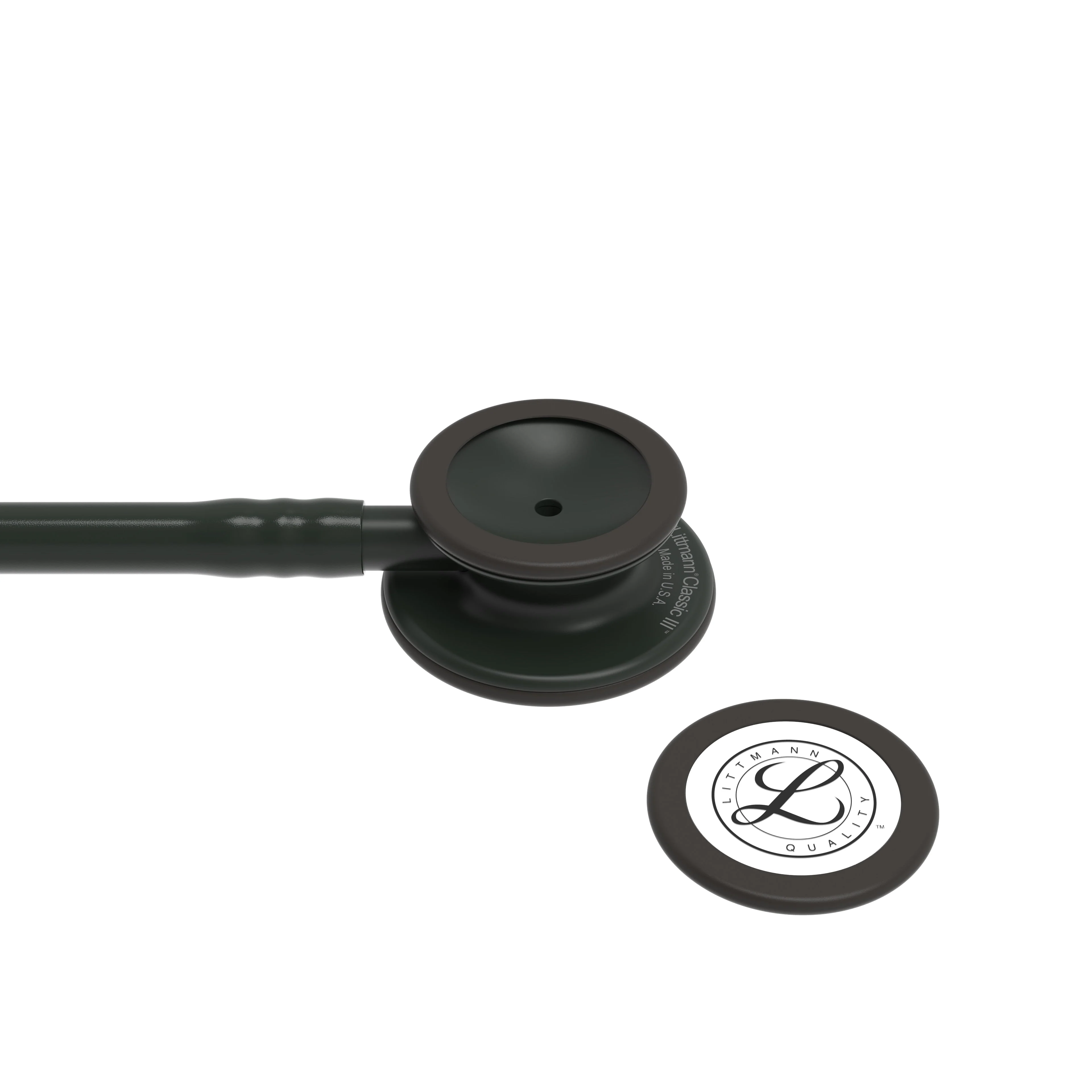 2025 Littmann Classic III monitoreringsstetoskop: Helsort 5803 - Ekstra gravering