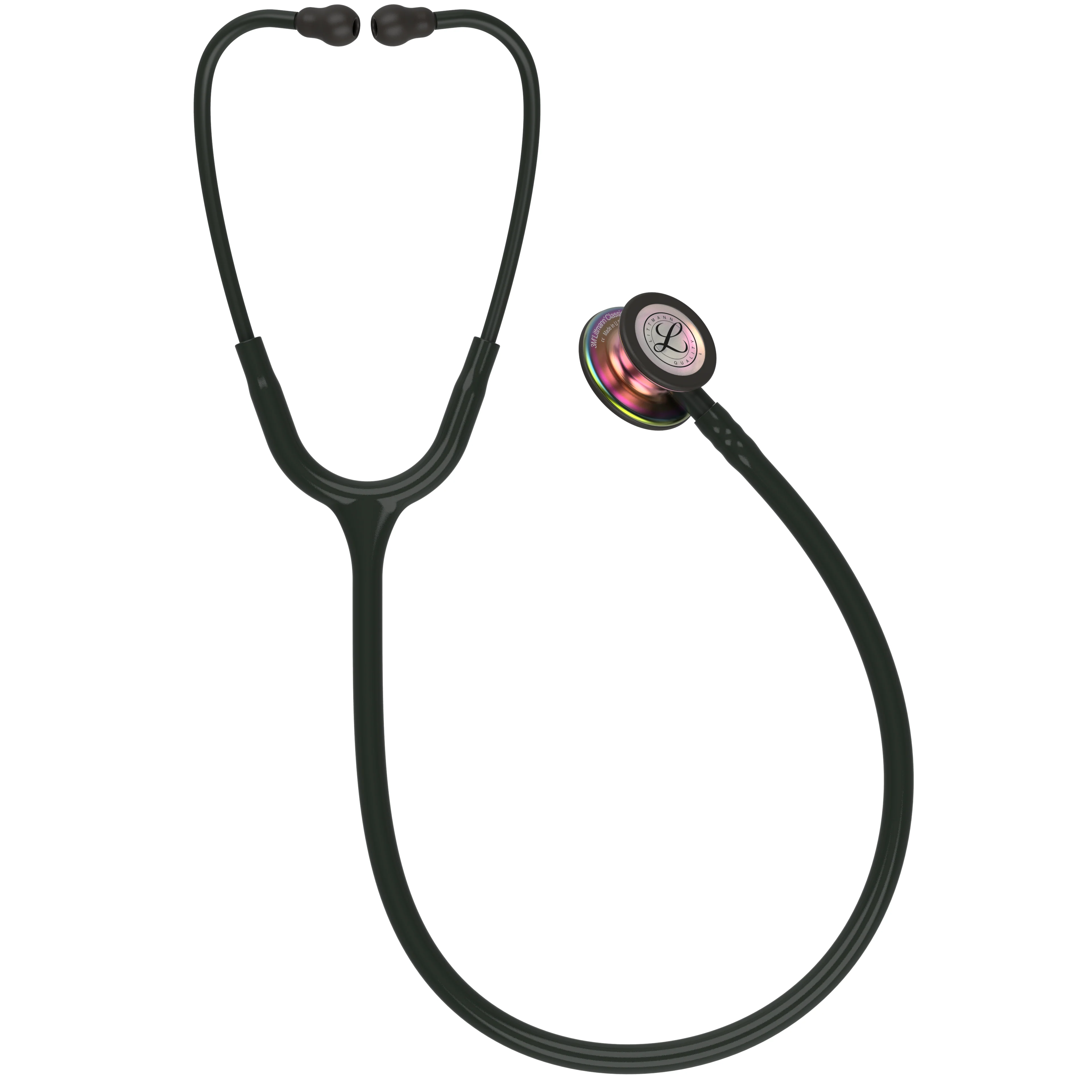 2025 Littmann Classic III monitoreringsstetoskop: Regnbue og sort 5870