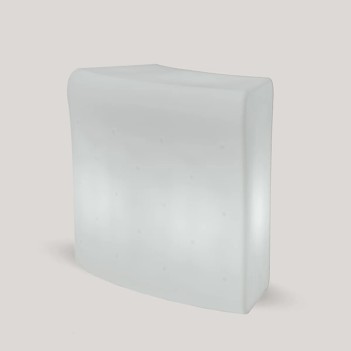 Comptoir de bar incurvé avec éclairage Ibiza 120