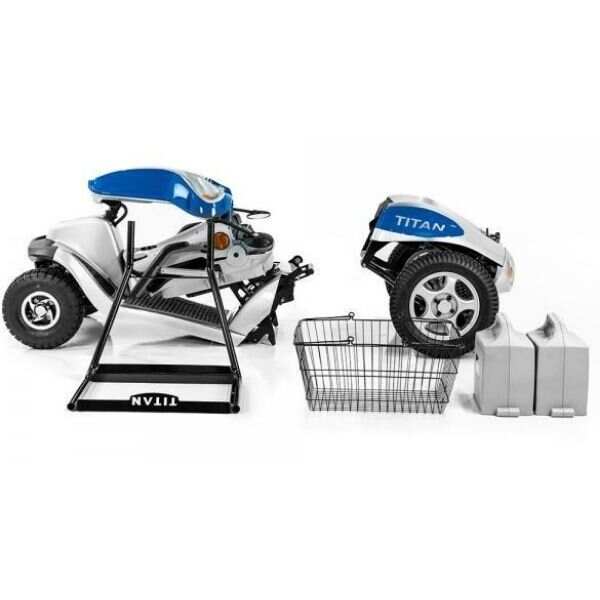 2025 Tzora Titan Hummer XL 4-hjulet foldbar mobilitetsscooter