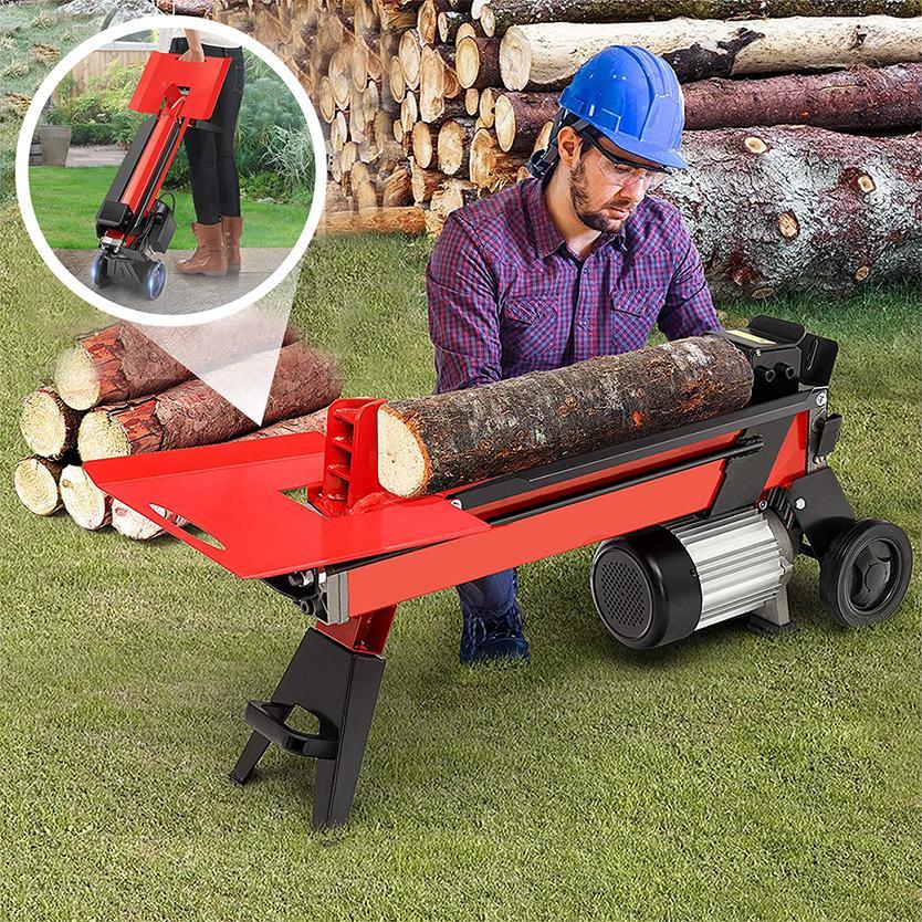 Kraftig 7 tons elektrisk hydraulisk flishugger