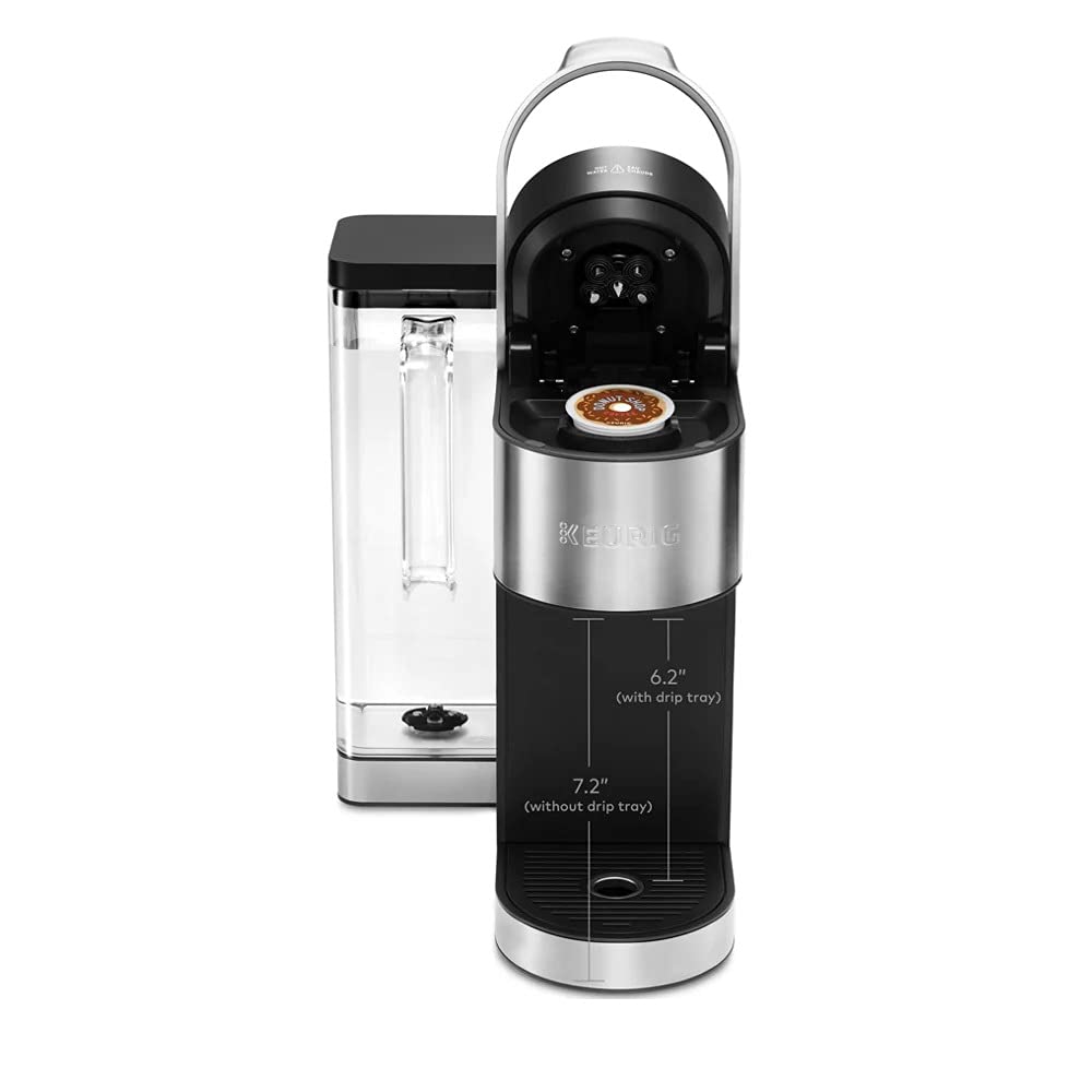 Keurig K-Supreme Plus C Einzelportions-Kaffeemaschine mit Multi-Stream-Technologie. Inklusive 15 K-Cup-Kapseln, Wasserfilter + Griff und wiederverwendbarem My K-Cup® Universalfilter.
