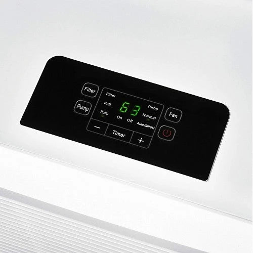 Ivation 70-Pint Energy Star-zertifizierter Luftentfeuchter mit Pumpe (60 Pints ​​pro neuem DOE) für Räume bis zu 4.500 Quadratfuß. Inklusive programmierbarem Hygrostaten, Schlauchanschluss und automatischer Abschalt-/Neustartfunktion.